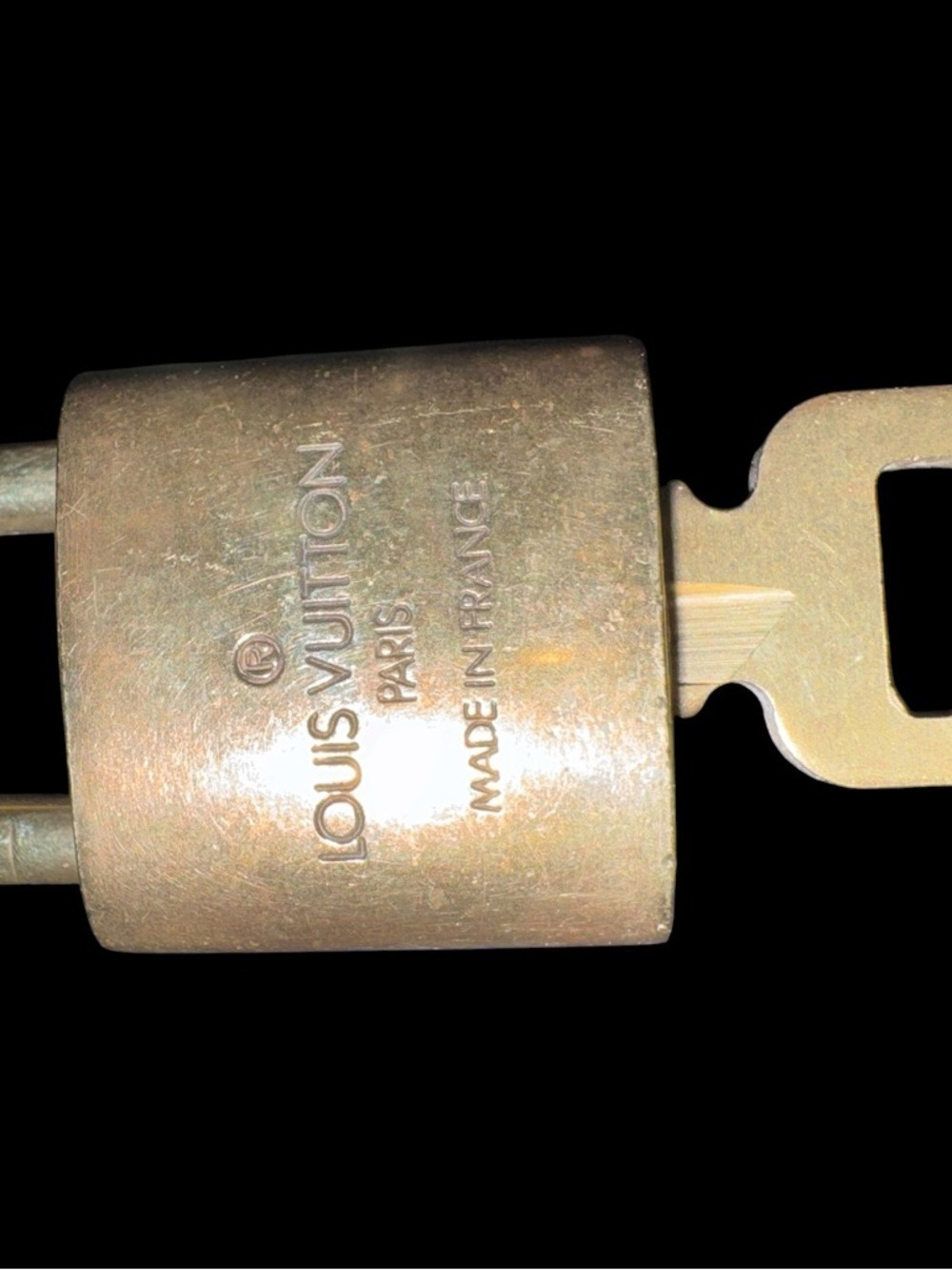 Louis Vuitton Metallic Gold Padlock with Key #316 - Picture 6 of 6